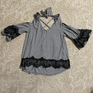 Maurices cold shoulder short sleeve